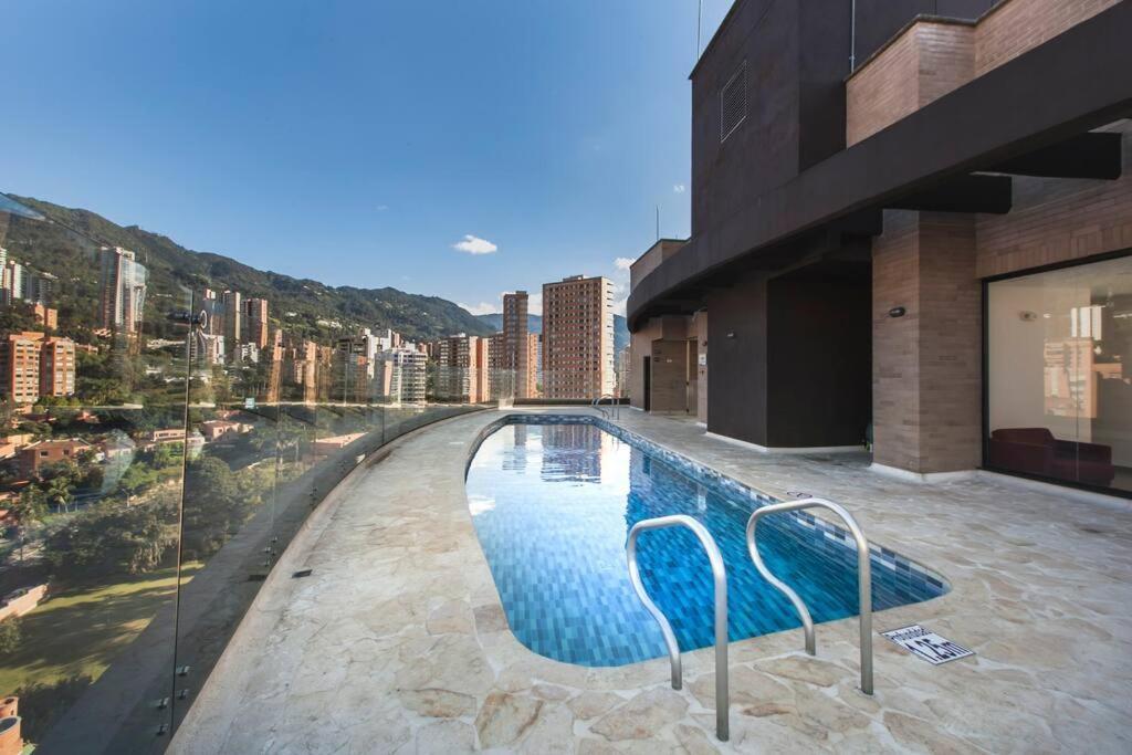 Ferienwohnung Lux 2Br El Poblado Great View Medellín Exterior foto