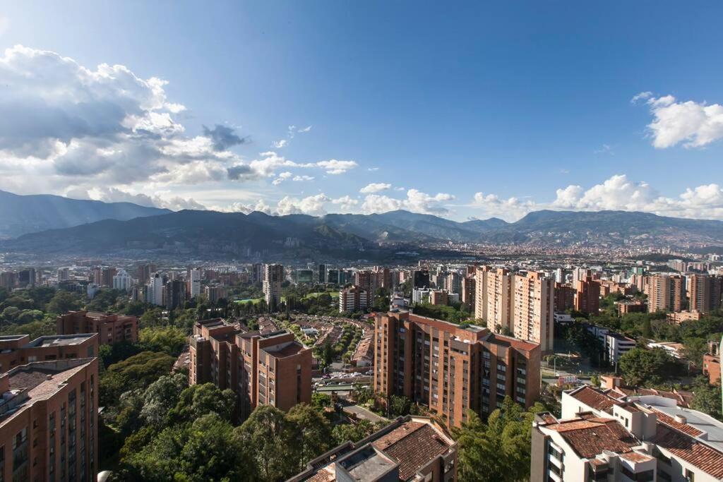 Ferienwohnung Lux 2Br El Poblado Great View Medellín Exterior foto